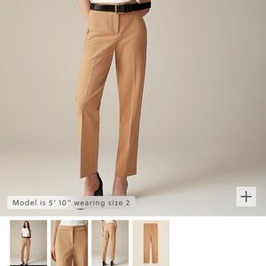 NWOT; jcrew; size 6; “Kate” pants!
